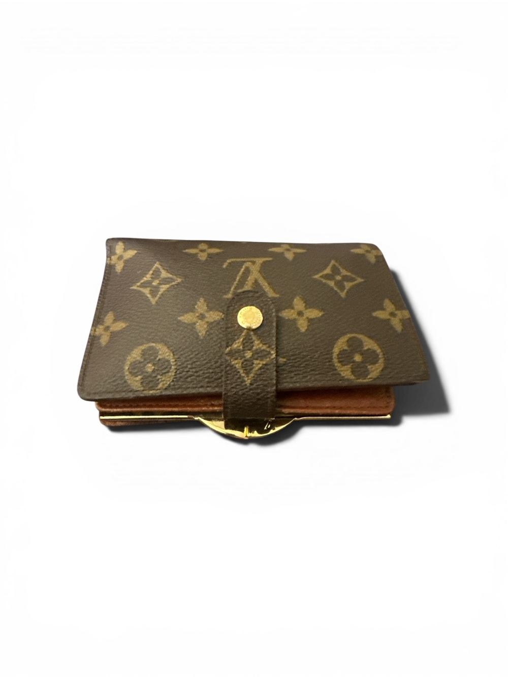 Louis Vuitton Monogram Canvas Wallet in Brown and Gold